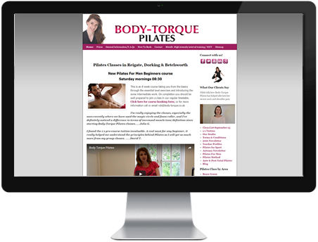 Pilates classes in Reigate, Betchworth and Dorking with Body Torque Pilates